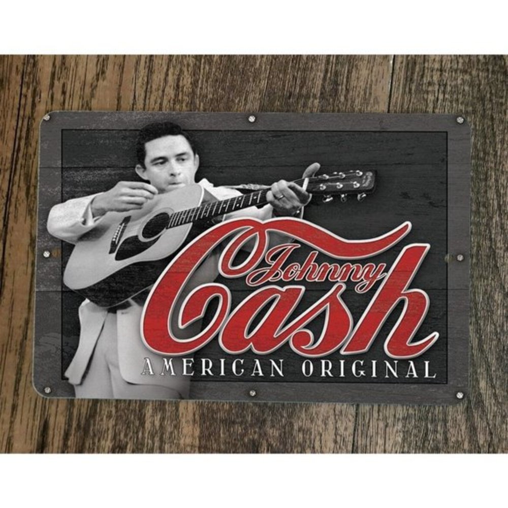 Johnny Cash American Original‎ 8x12 Metal Wall Music Sign Poster